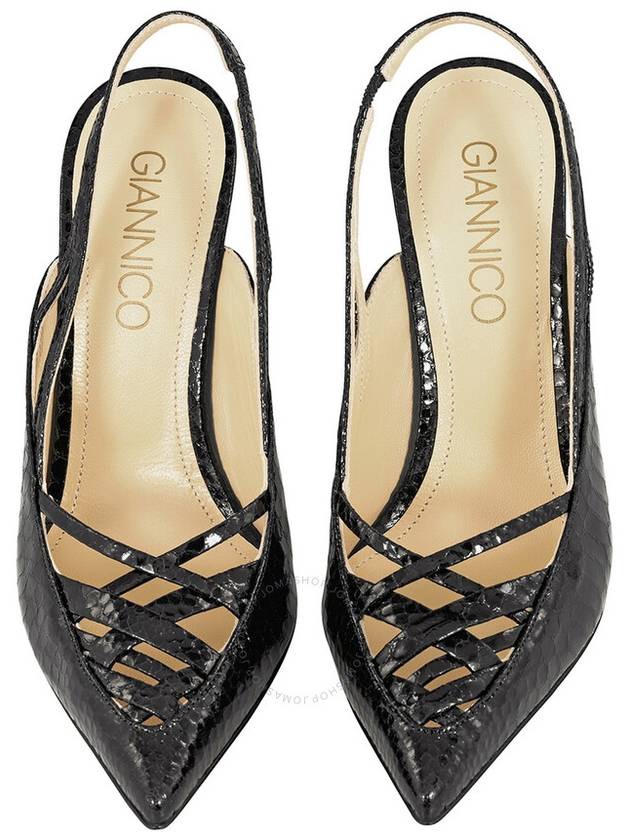 Giannico Ladies Black Amelia 110mm Heeled Pumps, Brand Size 36 ( US Size 6 ) - GIANNICO - BALAAN 3