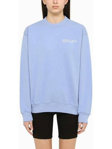 Health is Wells Sweatshirt CRAW2350PW 73 - SPORTY & RICH - BALAAN 1