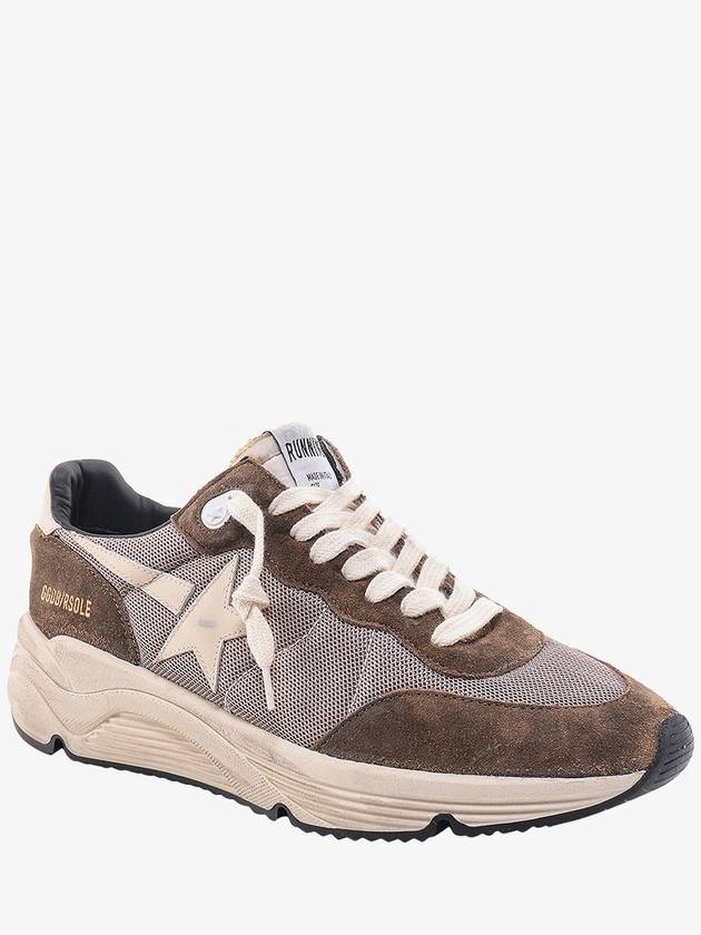 Running Sole Mesh Low Top Sneakers Olive Green - GOLDEN GOOSE - BALAAN 3