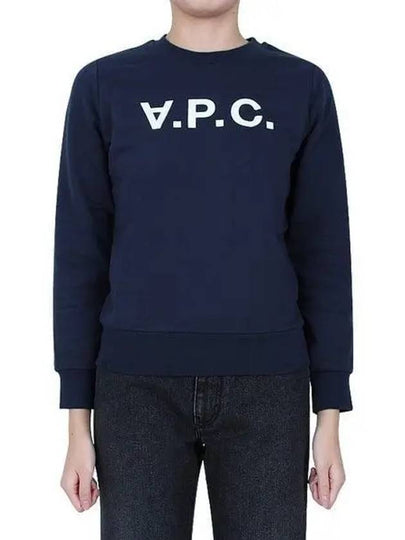 VPC Logo Sweatshirt Navy - A.P.C. - BALAAN 2