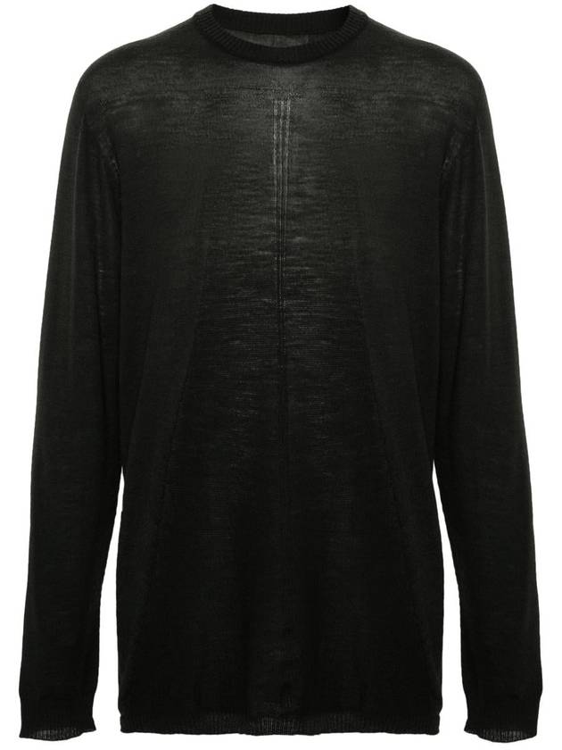 Rick Owens Crew Neck Wool Jumper - RICK OWENS - BALAAN 1