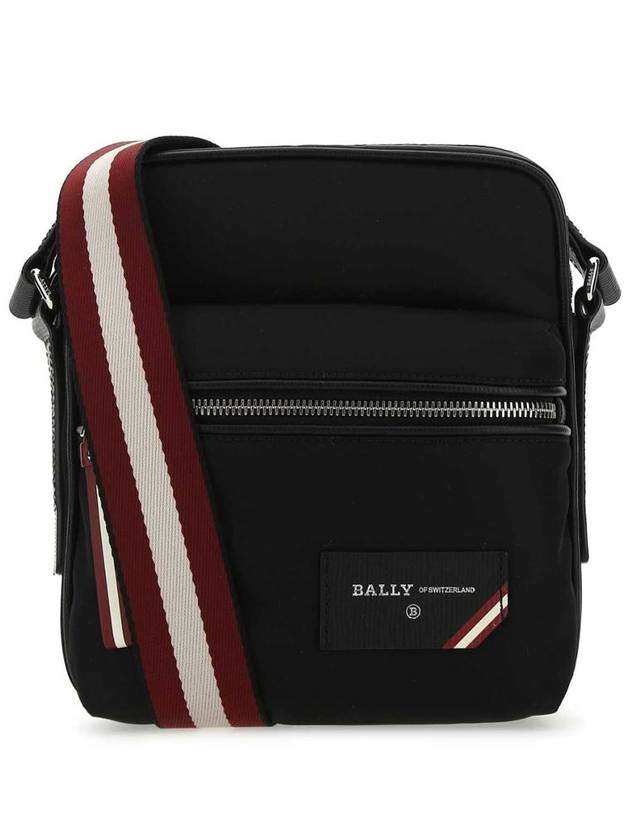 Logo Message Patch Cross Bag Black - BALLY - BALAAN 2