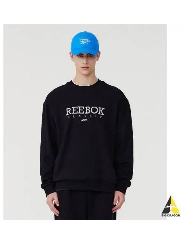 Classic Vector Big Logo Sweatshirt Black - REEBOK - BALAAN 1