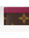 Monogram Card Wallet Brown Fuchsia - LOUIS VUITTON - BALAAN 3