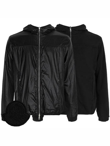 XAlix Black Reversible Genius Hooded Zip Up Jacket 8N00002 53A09 999 00561 - MONCLER - BALAAN 1