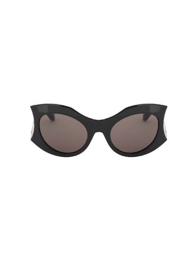 Eyewear Hourglass Round Sunglasses Grey Black - BALENCIAGA - BALAAN 2