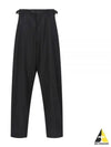 Waist Buckle Strap Straight Pants Black - BALENCIAGA - BALAAN 2