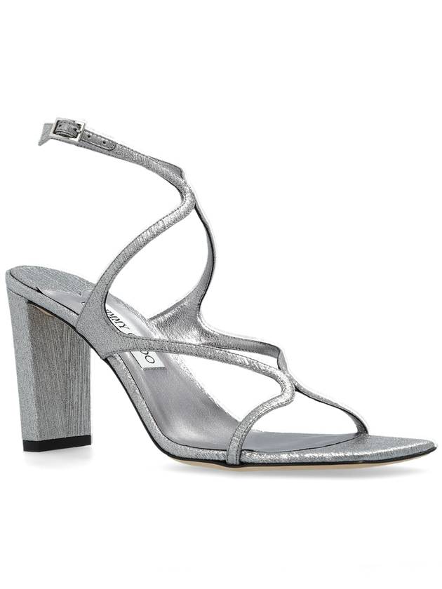 Jimmy Choo Azie High-heeled Sandals, Women's, Silver - JIMMY CHOO - BALAAN 4