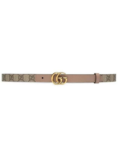 GG Marmont Thin Belt Dusty Pink - GUCCI - BALAAN 1