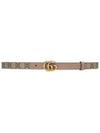 GG Marmont Thin Belt Dusty Pink - GUCCI - BALAAN 1