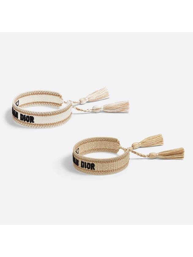 CHRISTIAN Bracelet Set White Sand B0961ADRCO D20W - DIOR - BALAAN 2