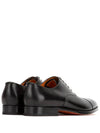 Black leather laceup shoes MCR004508JB2INENN01 - SANTONI - BALAAN 3