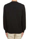 Embroidered Logo Cashmere Knit Top Black - PRADA - BALAAN 5