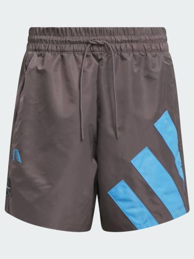 Anthony Edwards 1 Foundation Shorts Charcoal - ADIDAS - BALAAN 2