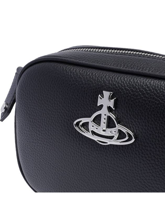 Anna Camera Cross Bag Black - VIVIENNE WESTWOOD - BALAAN 5