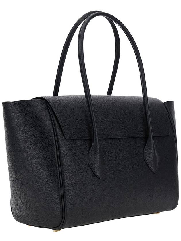 East West Tote Bag Black - SALVATORE FERRAGAMO - BALAAN 4