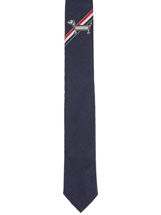 Hector jacquard silk tie MNL001AF0619 - THOM BROWNE - BALAAN 2