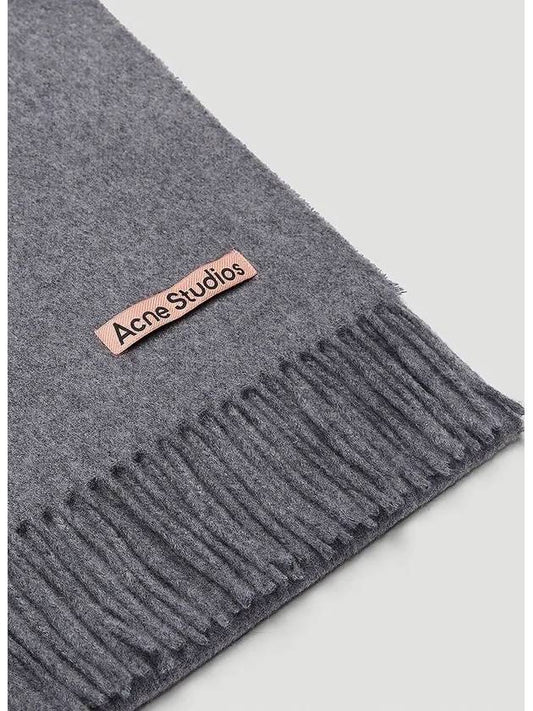 Canada Canada Fringe Skinny Wool Muffler - ACNE STUDIOS - BALAAN 2