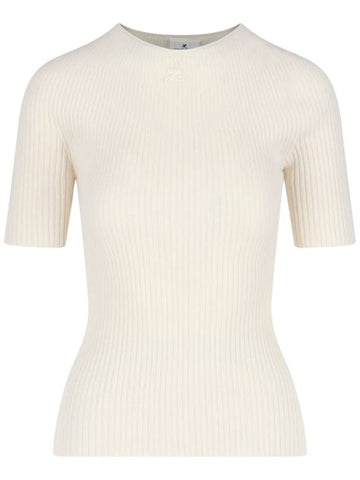 Courrèges Sweaters White - COURREGES - BALAAN 1