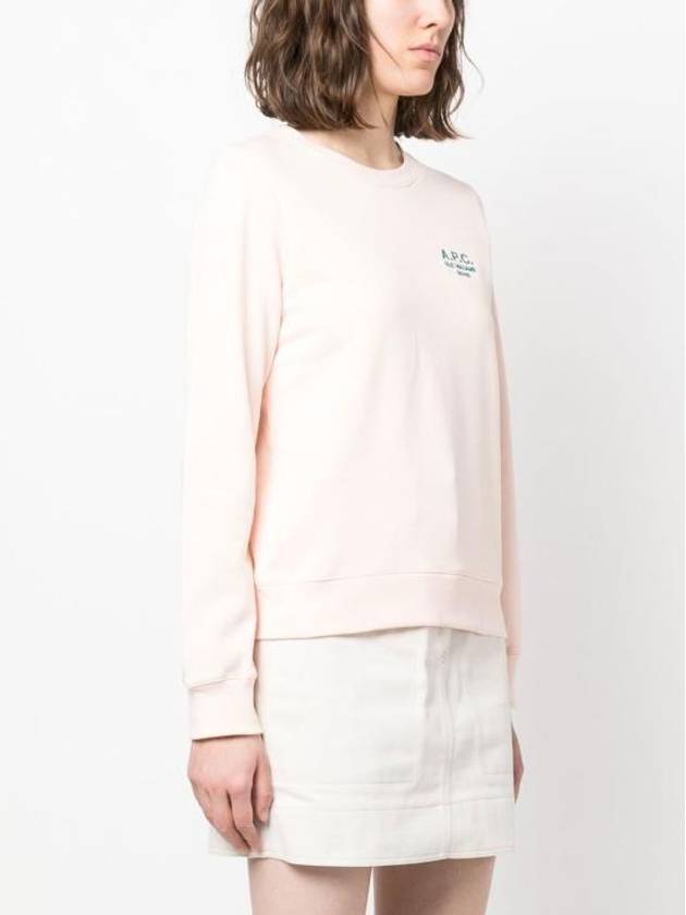 Skye Logo Sweatshirt Light Pink - A.P.C. - BALAAN 4