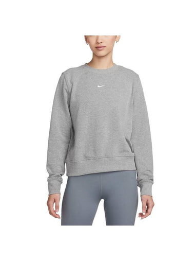 Dri Fit One Crew Neck French Terry Sweatshirt Grey - NIKE - BALAAN 1