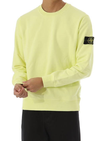 Men s Wapen Sweatshirt Yellow MO7815407V0020 - STONE ISLAND - BALAAN 1