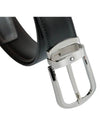 Horseshoe Buckle Reversible Leather Belt Black Brown - MONTBLANC - BALAAN 5