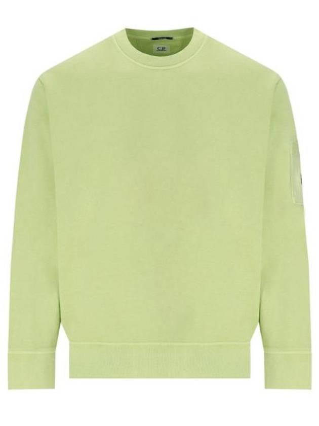 Cotton Diagonal Fleece Lens Sweatshirt Green - CP COMPANY - BALAAN 2