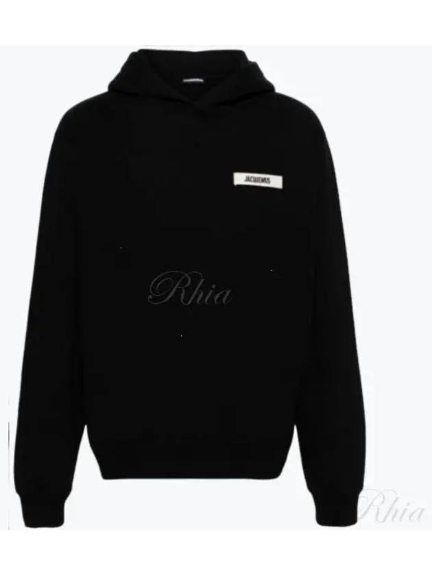 Le Gros Grain Hoodie Black - JACQUEMUS - BALAAN 2