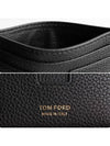 Leather Logo Card Wallet Dark Brown - TOM FORD - BALAAN 6