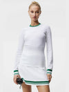 Women's BREE Long Sleeve Knit Sweater White - J.LINDEBERG - BALAAN 2