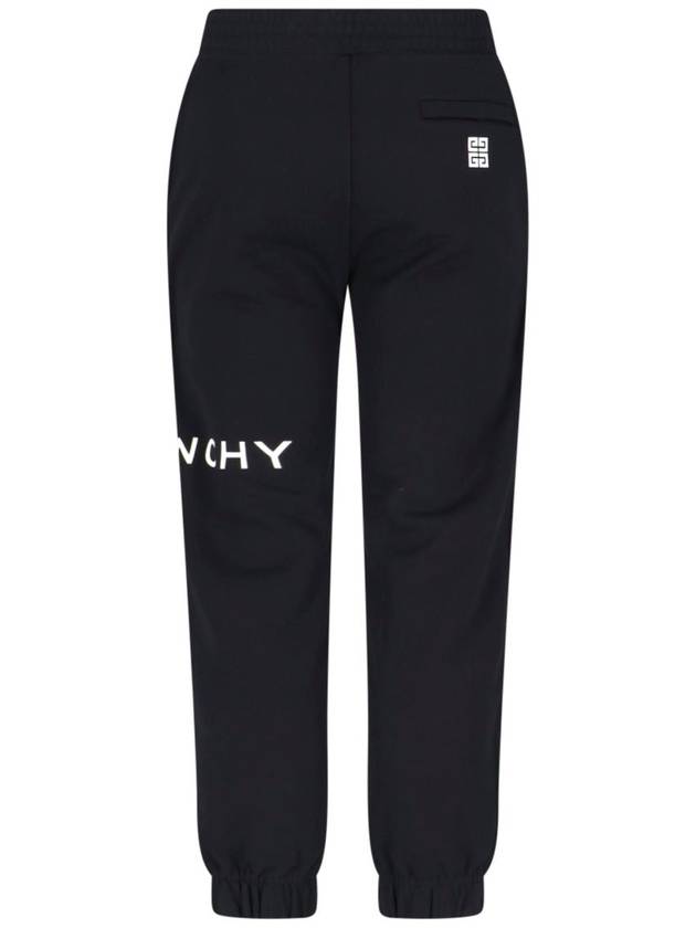 cotton track pants black - GIVENCHY - BALAAN 3