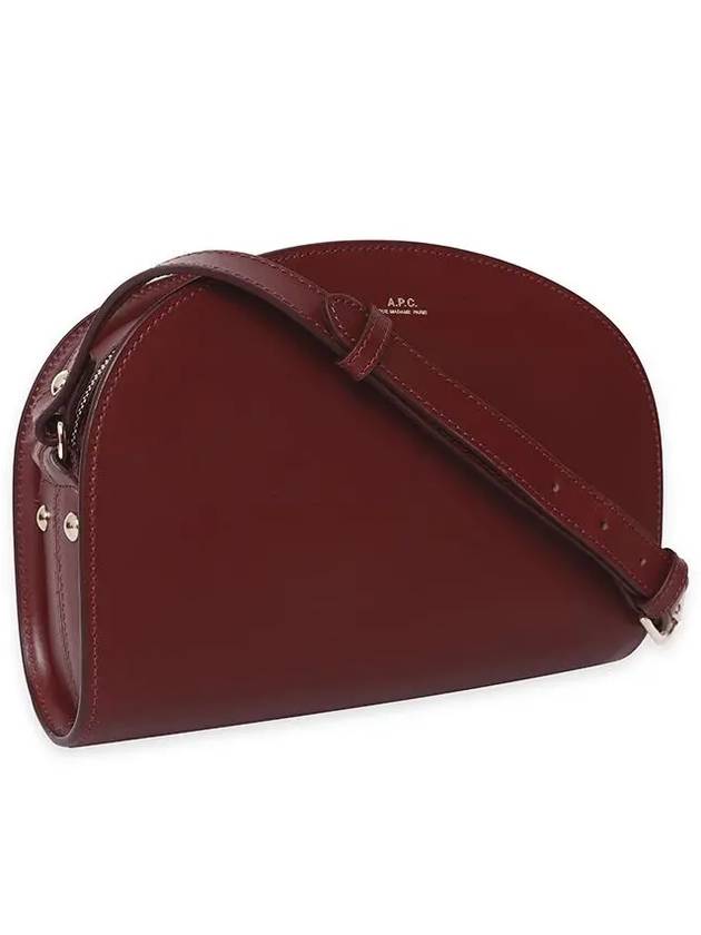 Demi Lune Half Moon Cross Bag Burgundy - A.P.C. - BALAAN 5