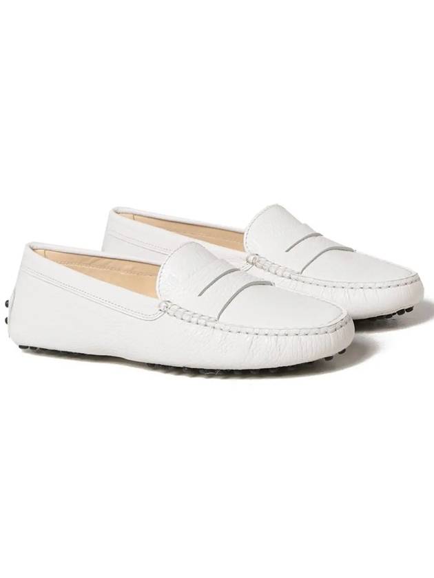 Gomini Leather Driving Shoes White - TOD'S - BALAAN 2