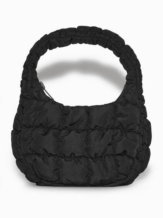 Quilted Micro Tote Bag Black - COS - BALAAN 2