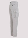 Stretch Sateen Ergonomic Lens Cargo Straight Pants Grey - CP COMPANY - BALAAN 4