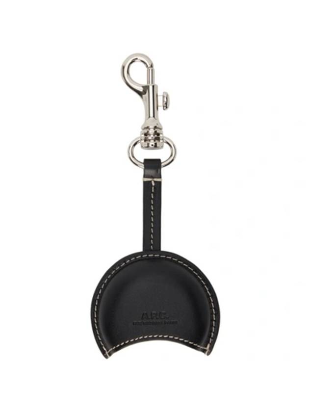 Amber Leather Key Holder Black - A.P.C. - BALAAN 1