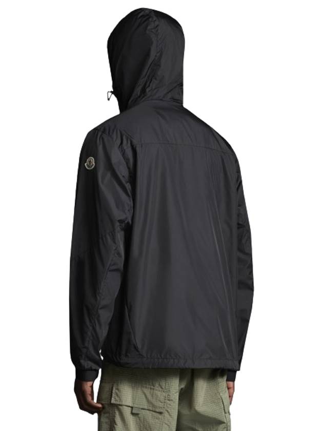 Men's Valry Hooded Jacket Black - MONCLER - BALAAN 3