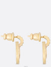 Petit CD Crystal Earrings Gold - DIOR - BALAAN 5