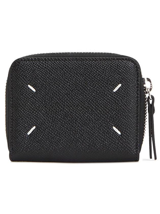 Stitch Coin Card Wallet Black - MAISON MARGIELA - BALAAN 1