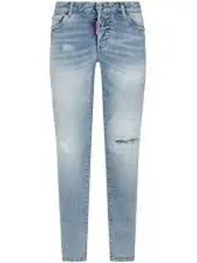 Distressed Tapered Jeans Blue - DSQUARED2 - BALAAN 2