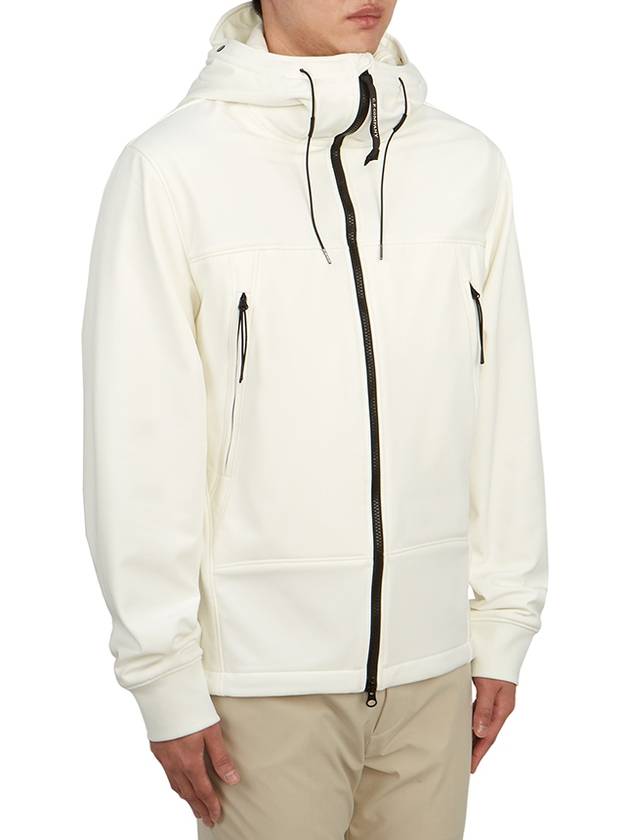 Men's Shell R Drawstring Goggle Hooded Jacket White - CP COMPANY - BALAAN 5