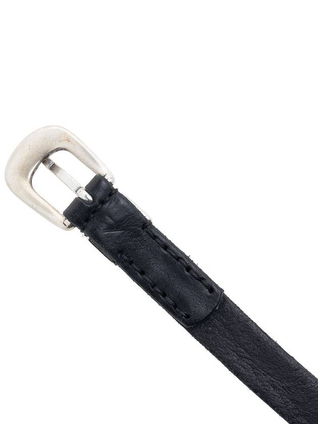 Men's 2cm Leather Belt Black - OUR LEGACY - BALAAN 8