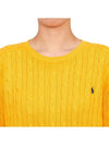 Kids cable knit 323702674069 GOLD Adult wearable - POLO RALPH LAUREN - BALAAN 5