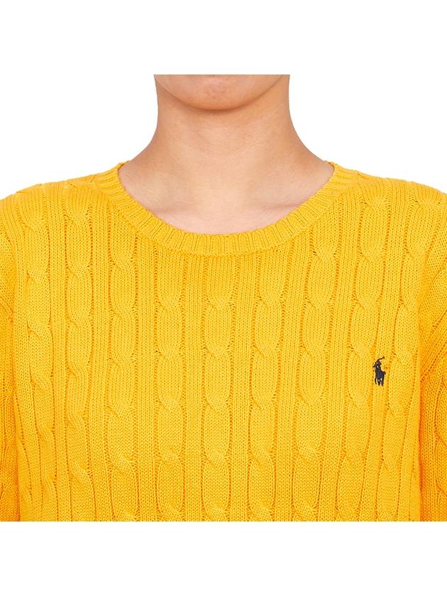 Kids cable knit 323702674069 GOLD Adult wearable - POLO RALPH LAUREN - BALAAN 5