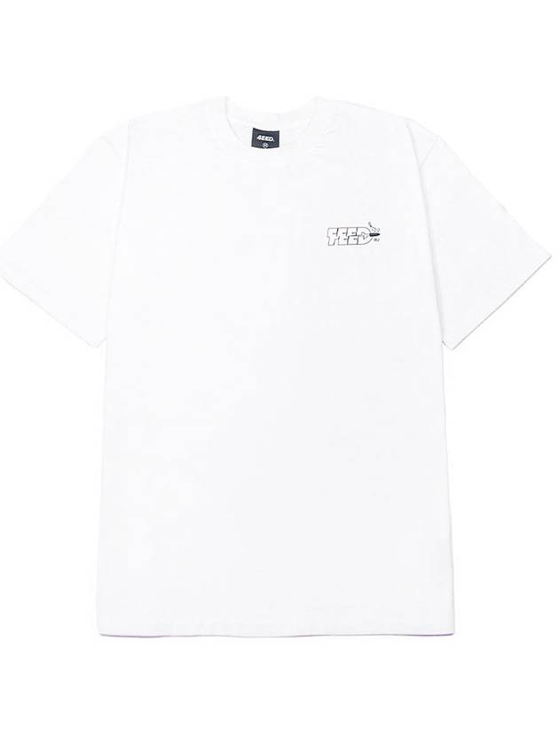 Bullet Logo Short Sleeve T-Shirt White - FOREEDCLUB - BALAAN 2