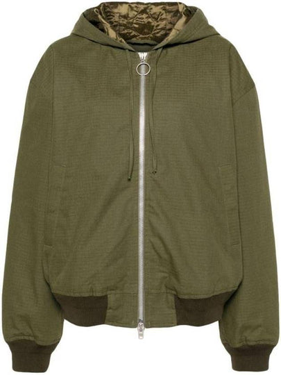 Ripstop Padded Jacket Olive - ACNE STUDIOS - BALAAN 2