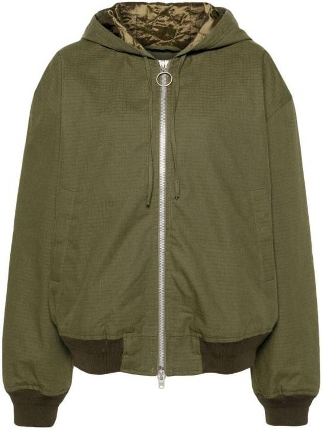 Ripstop Padded Jacket Olive - ACNE STUDIOS - BALAAN 7