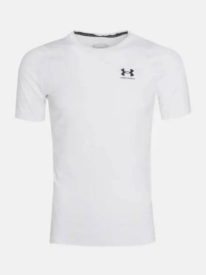 Men's Heart Gear Compression Short Sleeve T-Shirt White - UNDER ARMOUR - BALAAN 2