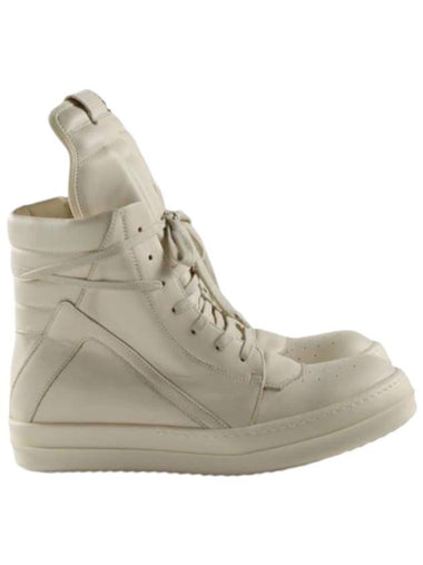 Geobasket High Top Sneakers Milk - RICK OWENS - BALAAN 1